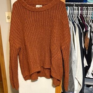 Universal Thread Women's Sweater - Warm Rust